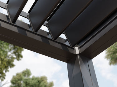 pergola-bioclimatica-pergolux-autoportante-sundream-antracite-teto-aberto